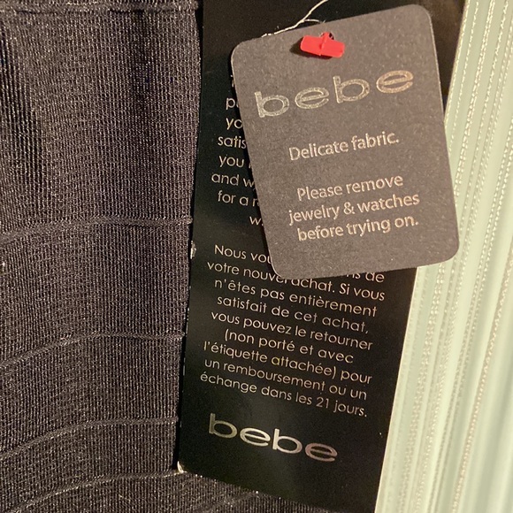 Bebe Open Back Midi Dress NWT - Picture 13 of 16